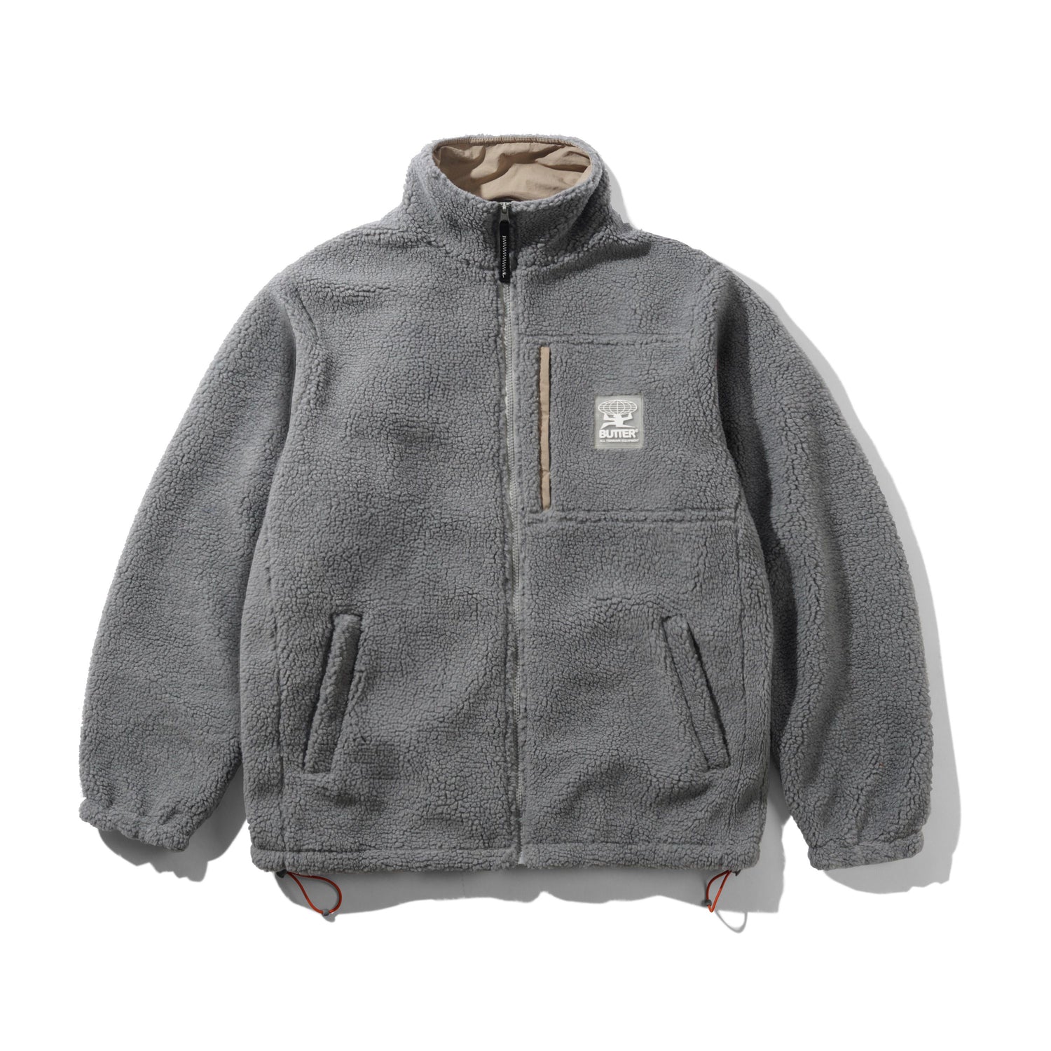 Terrain Highpile Jacket, Grey