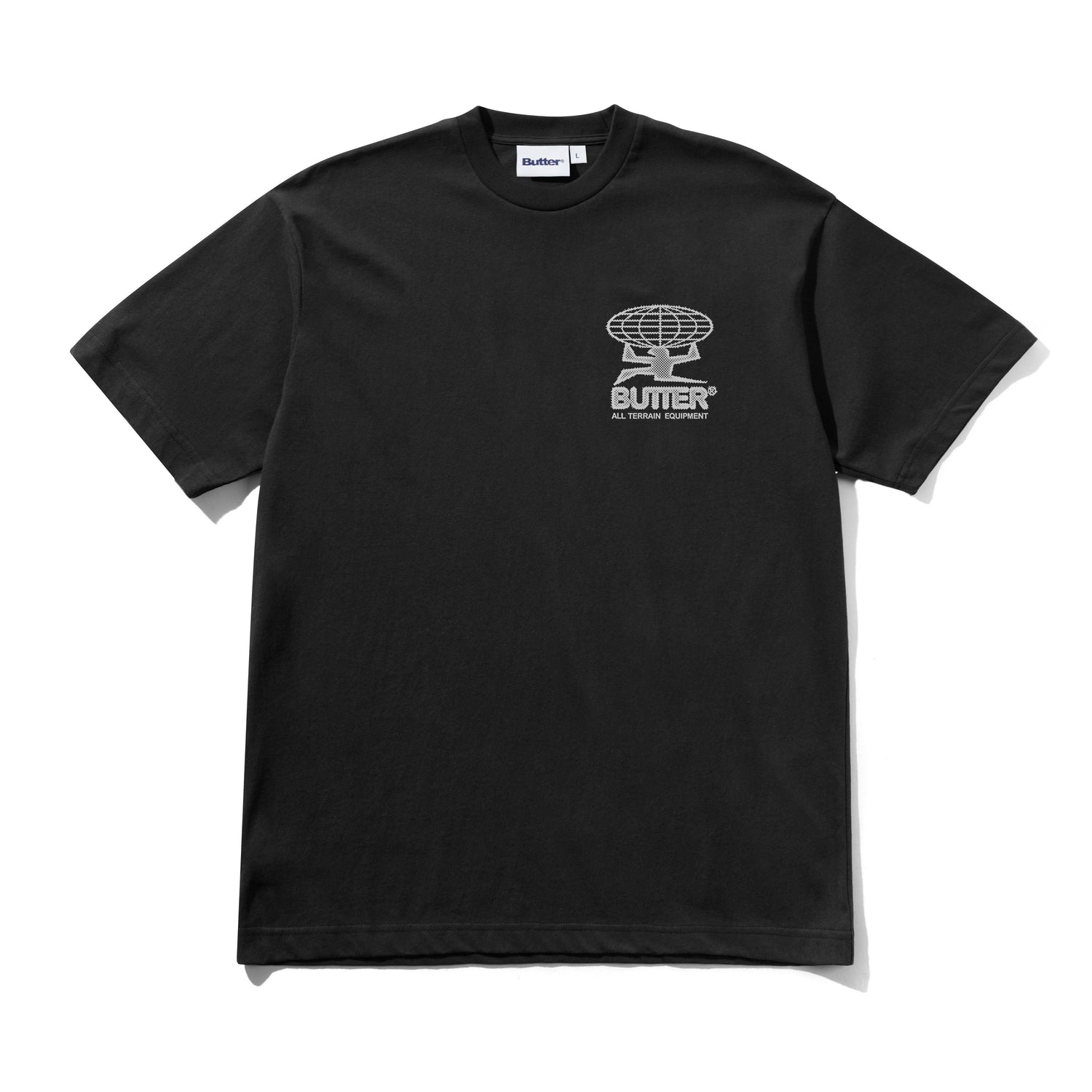 Terrain Tee, Washed Black
