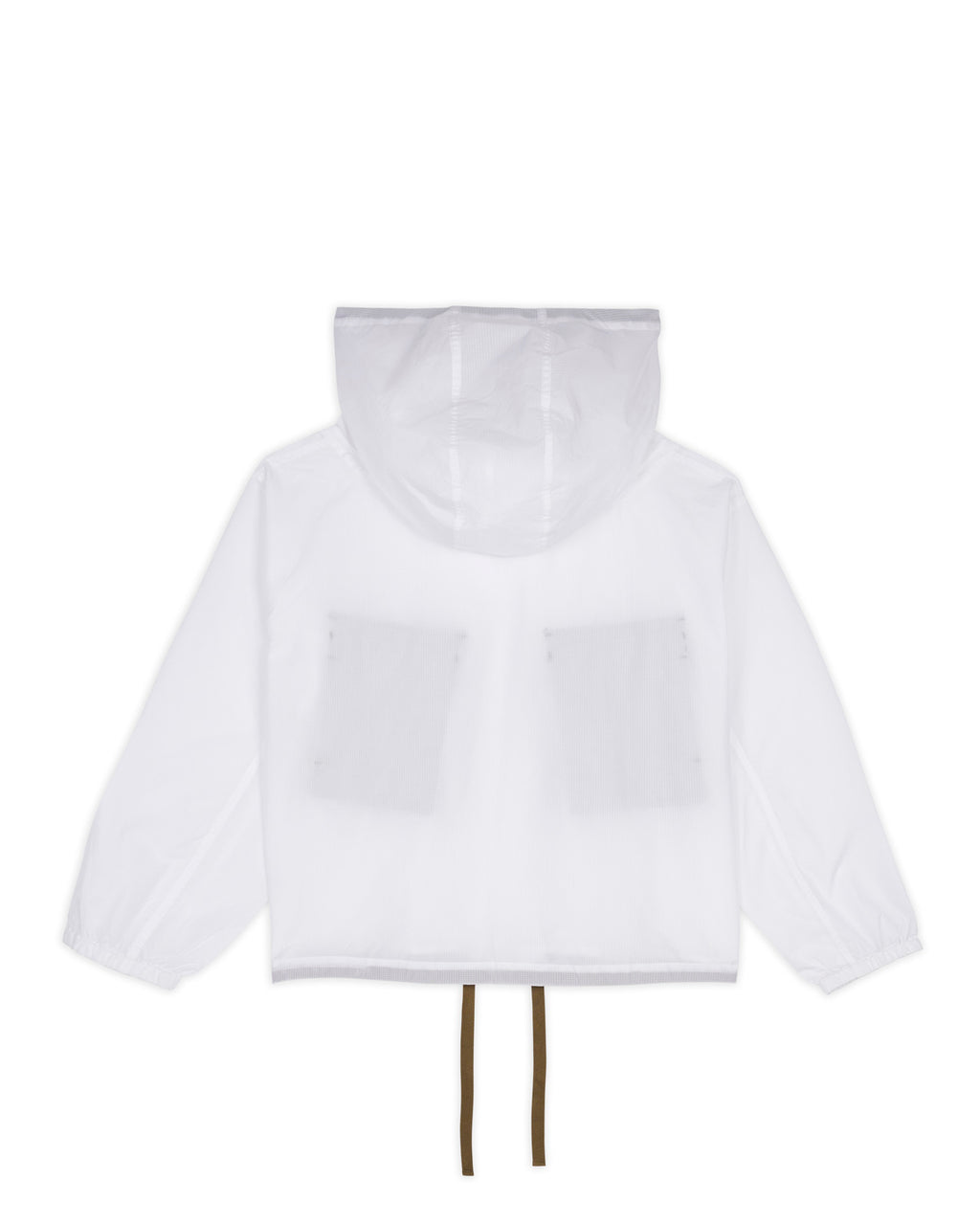 Translucent Military Smock, White