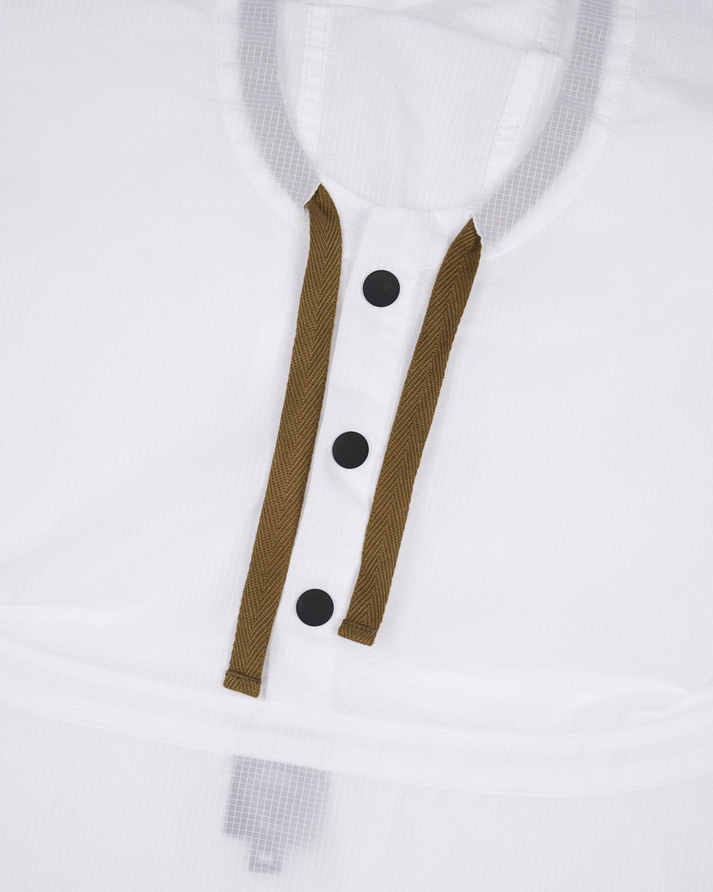 Translucent Military Smock, White