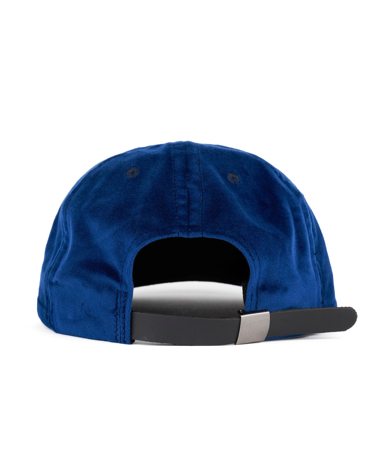 Velveteen Curved Front 6 Panel Hat, Berry