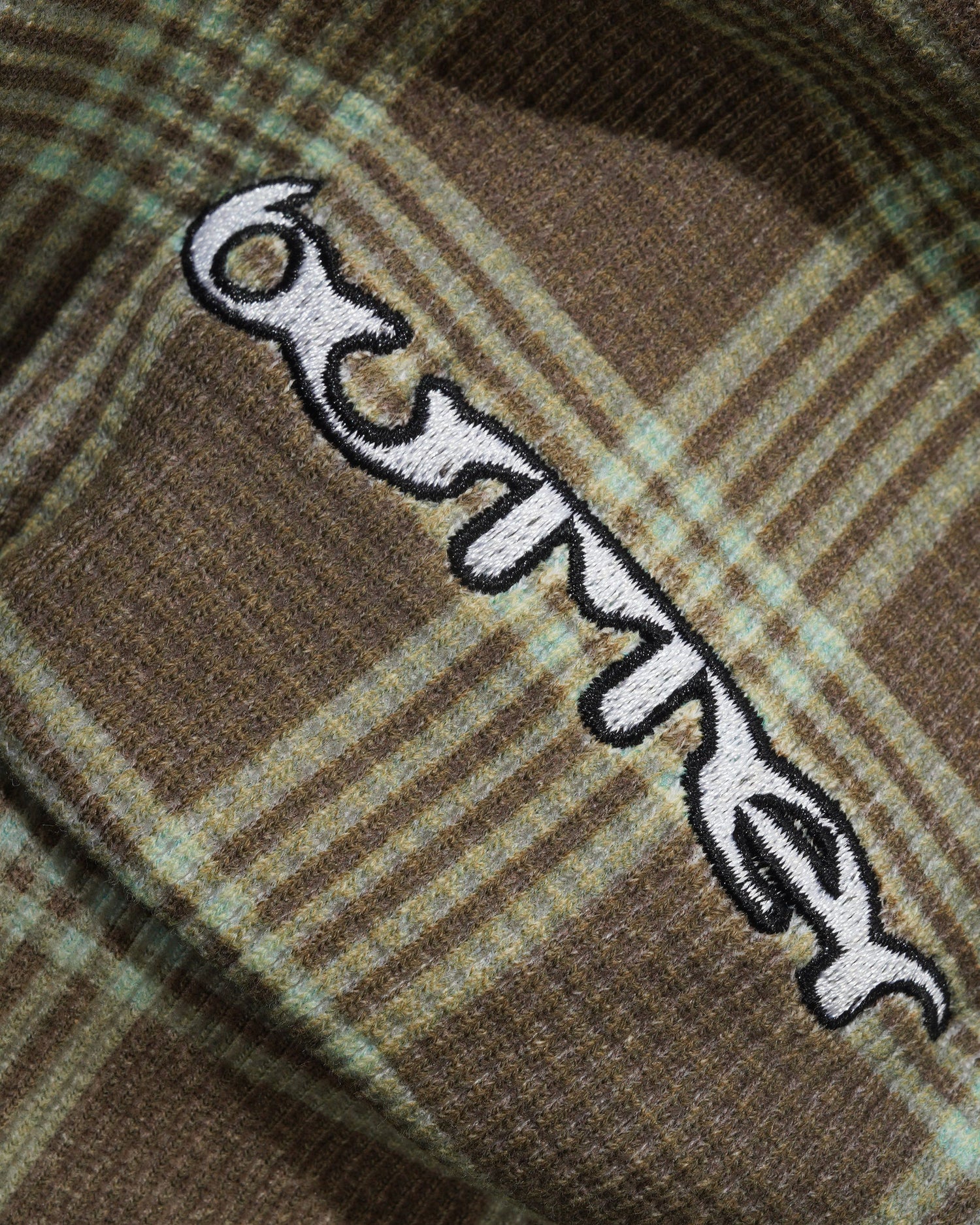 Waffle Zip-Thru Hood, Plaid