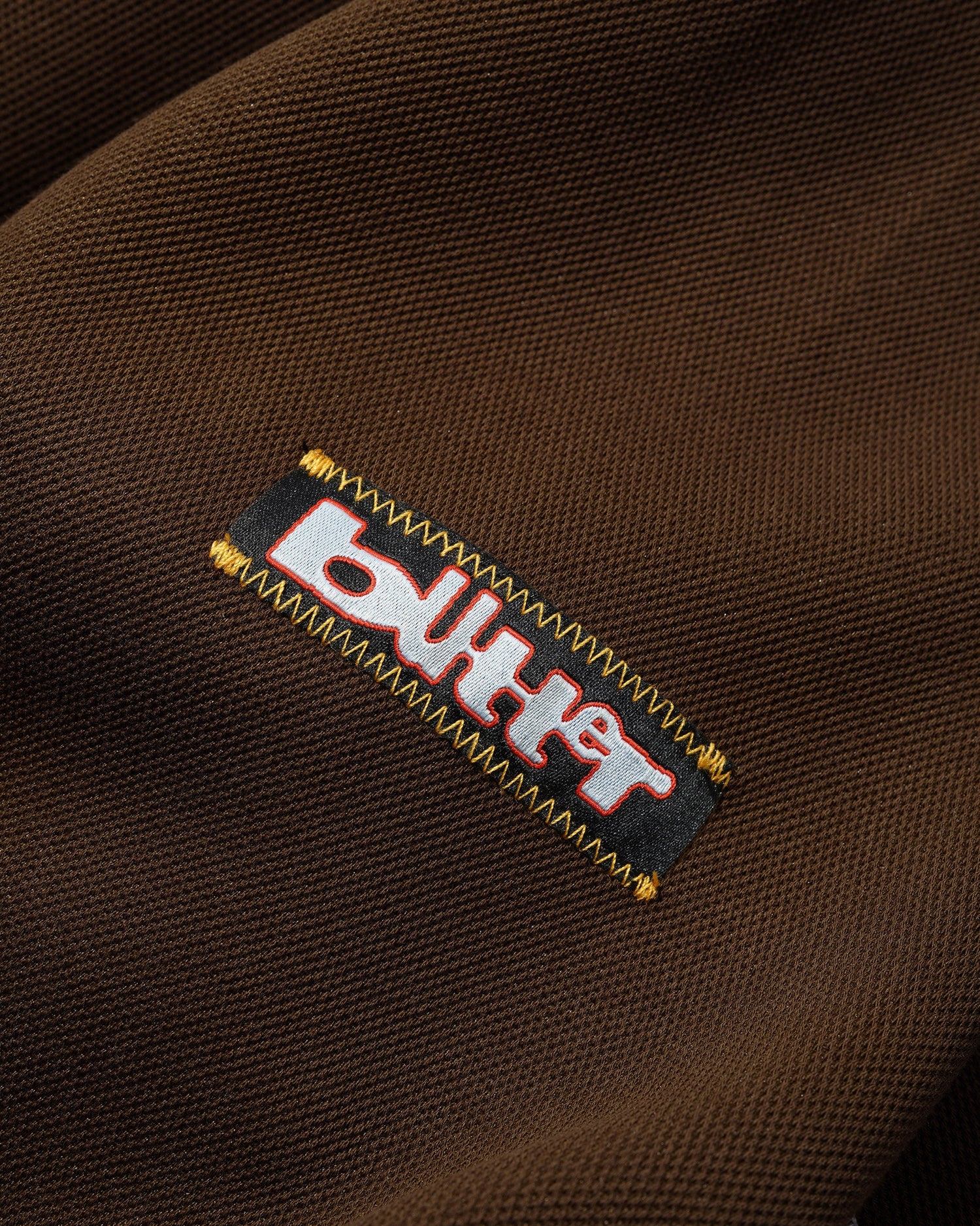 Warped Track Jacket, Brown