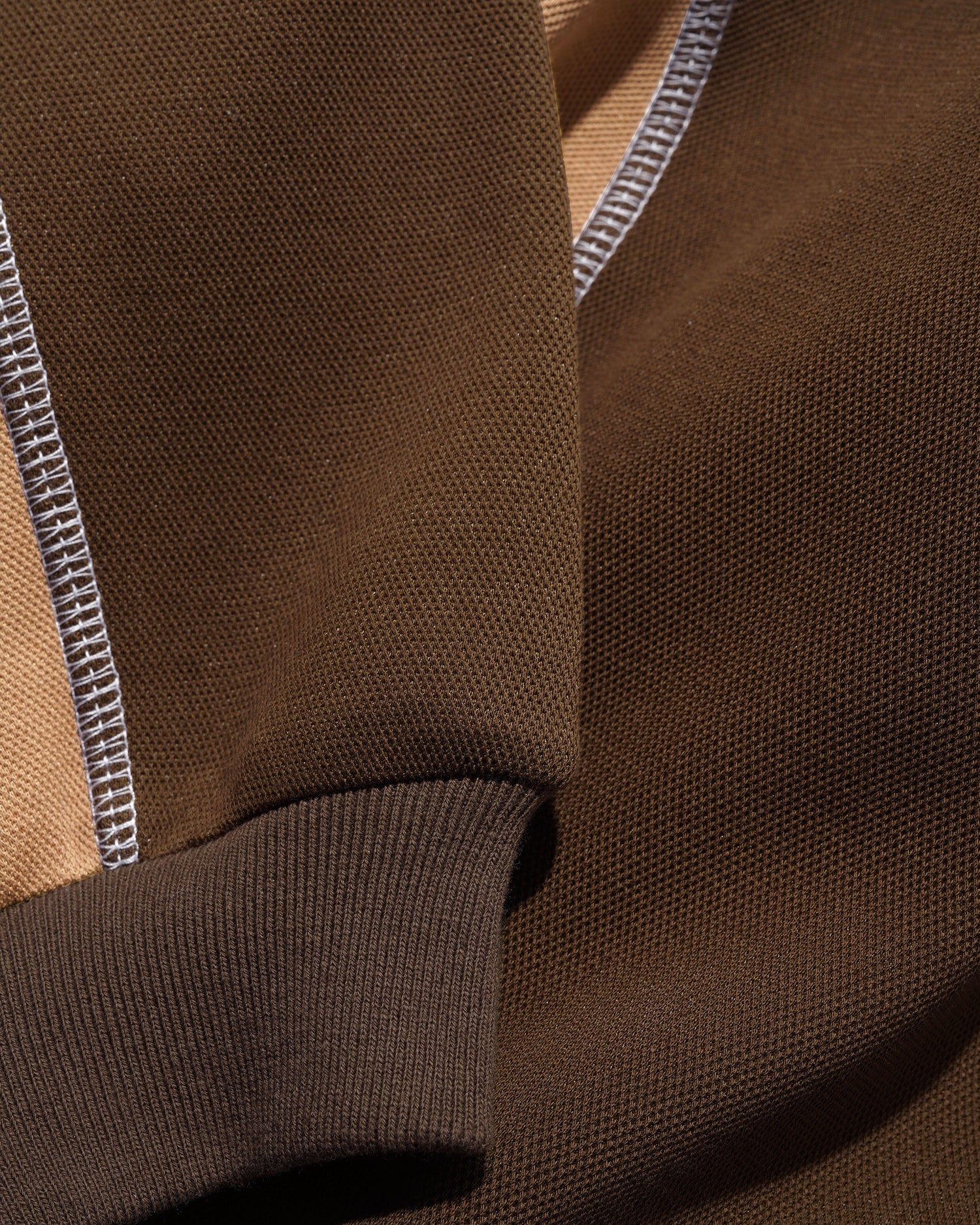 Warped Track Jacket, Brown