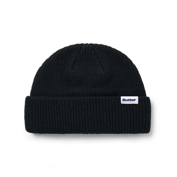 Butter Goods Wharfie Beanie, Black