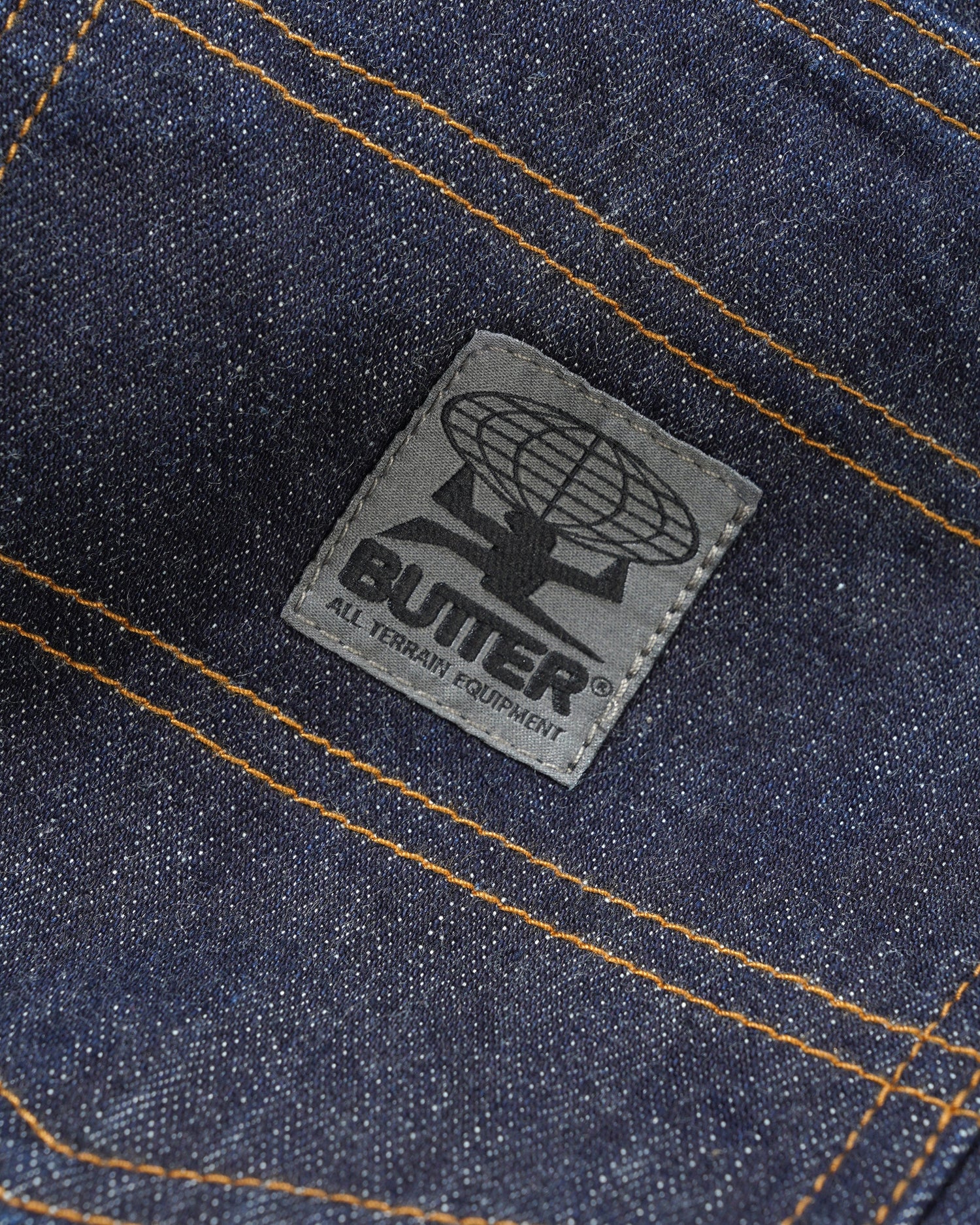 Wide Cut Denim Jeans, Selvedge Blue