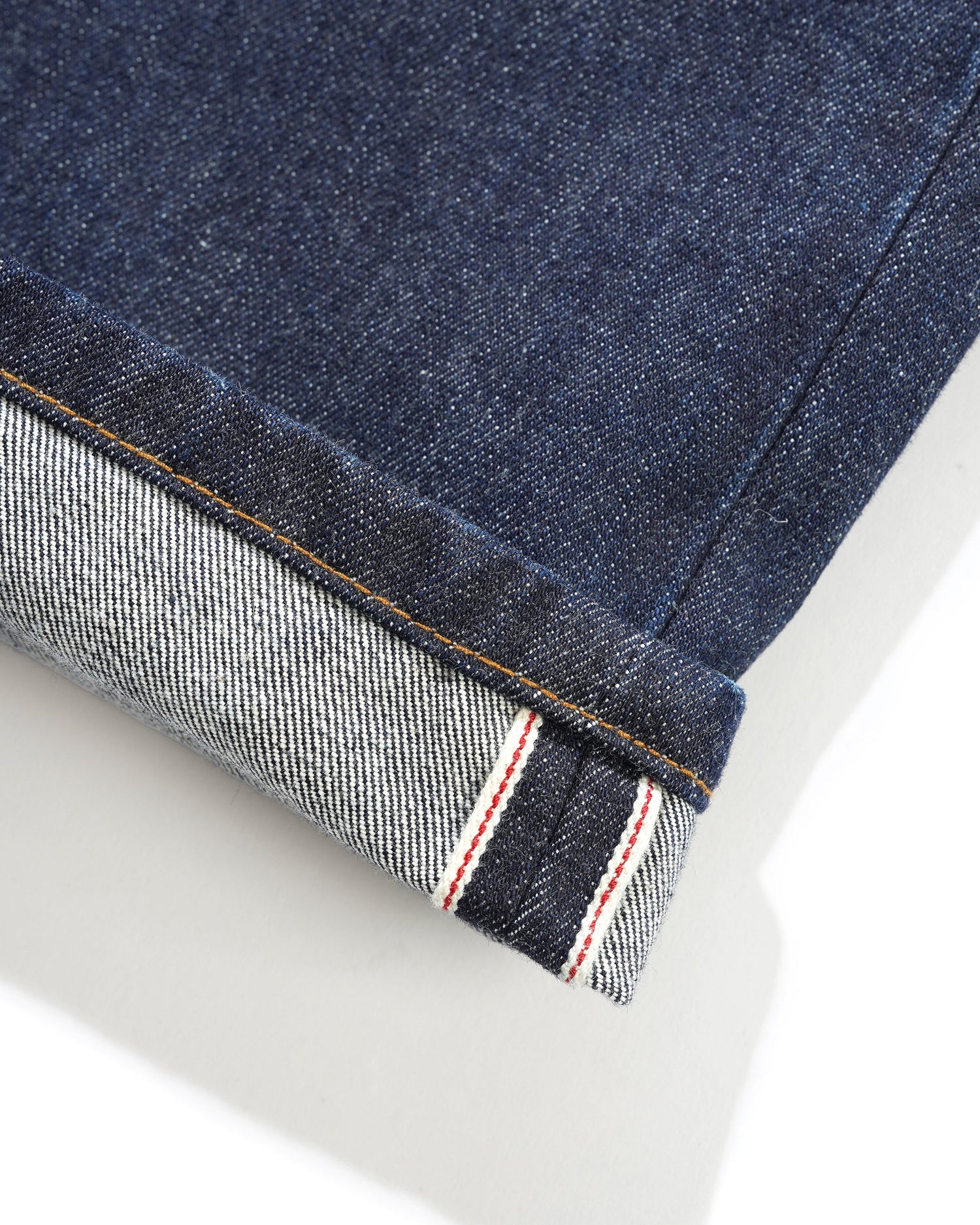 Wide Cut Denim Jeans, Selvedge Blue
