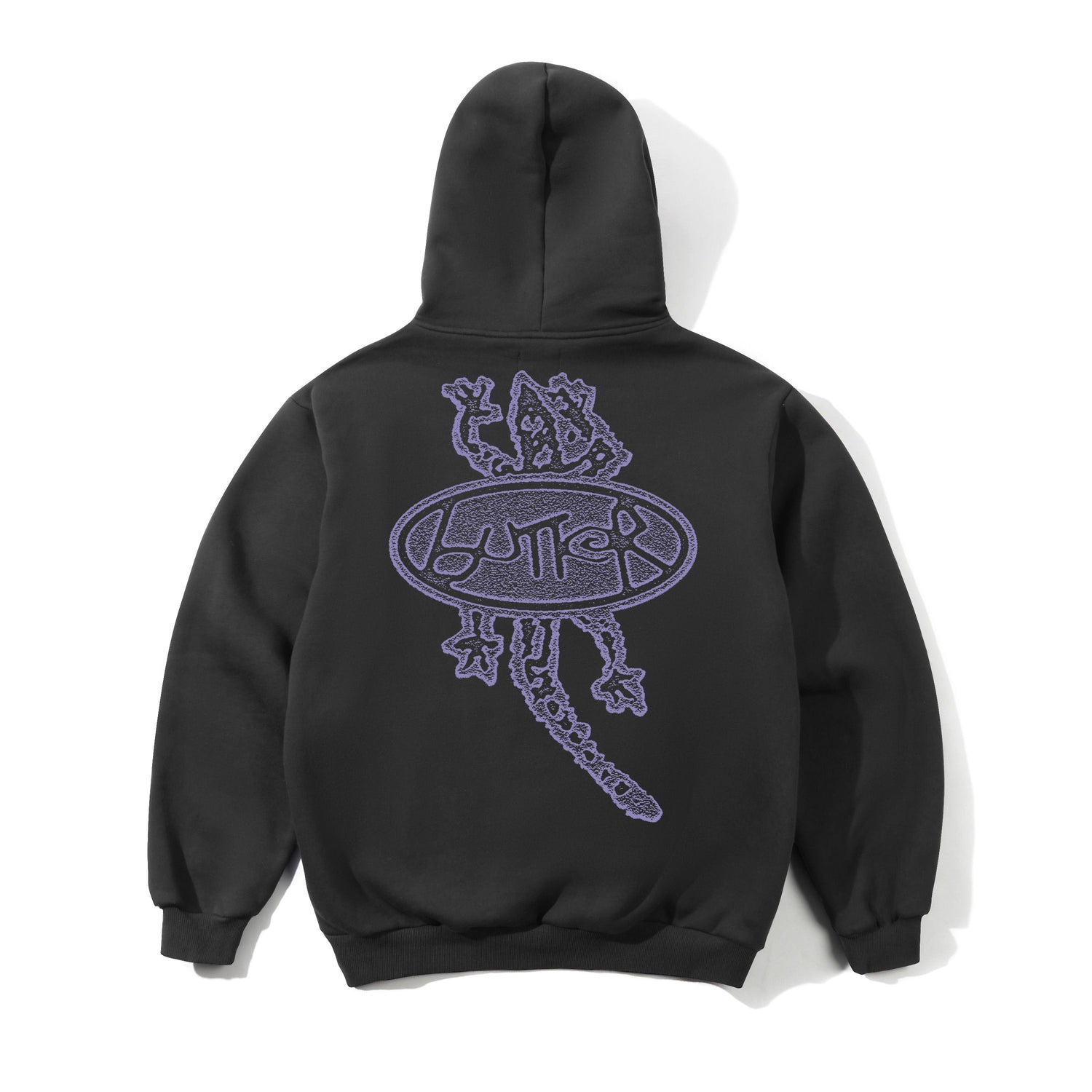 Wipeout Pullover Hood, Washed Black