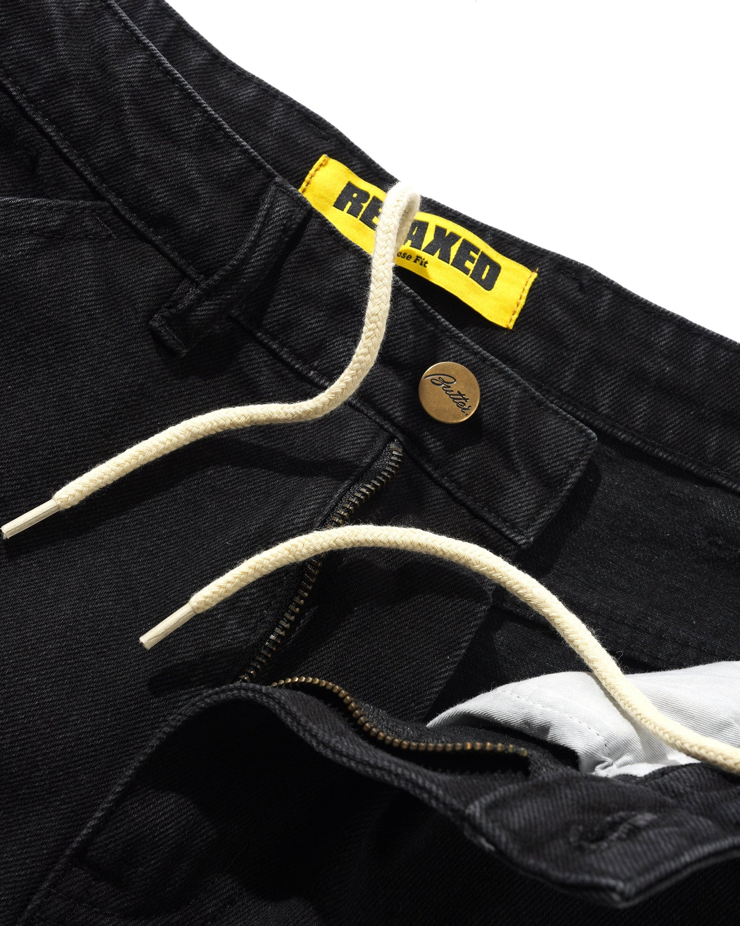 Witness Denim Jeans, Flat Black
