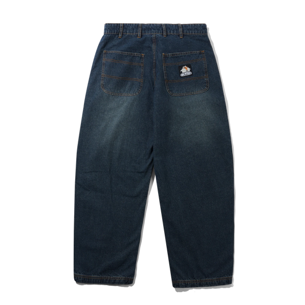 Butter Goods Work Pants, Streaky Navy Wash