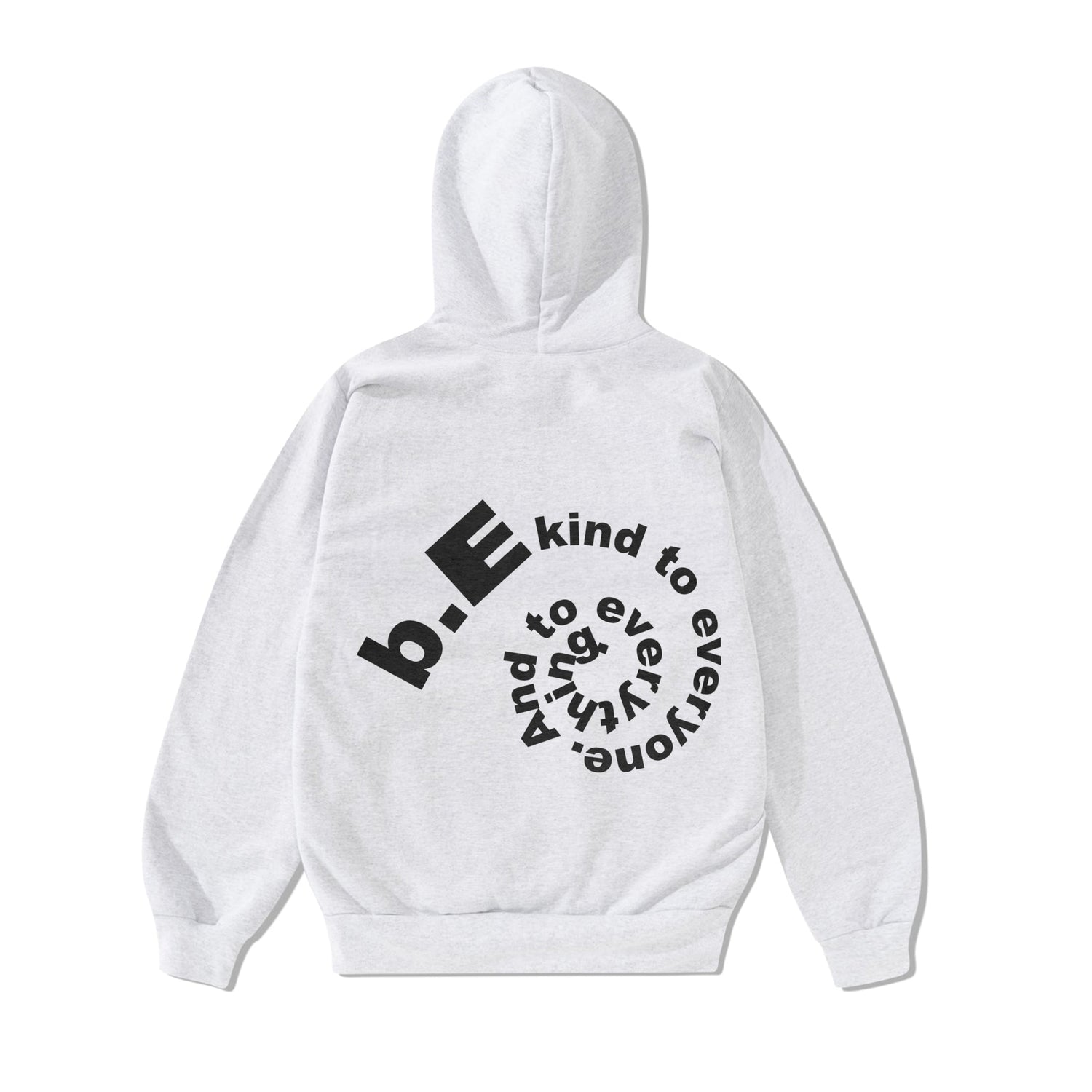 Low Logo Pullover Hood, Heather Grey