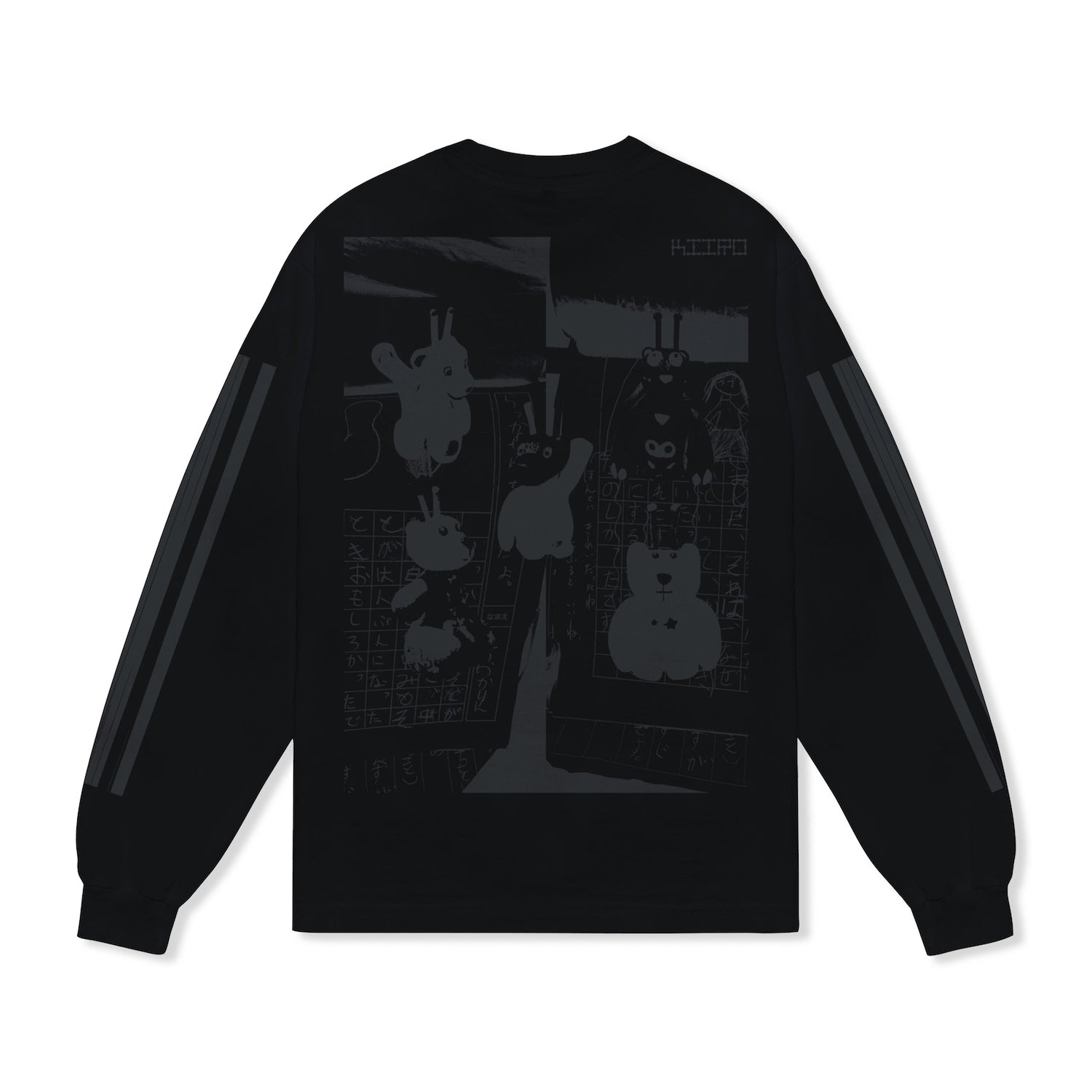 b.Eautiful x kiiro Shinkansen L/S Tee, Black