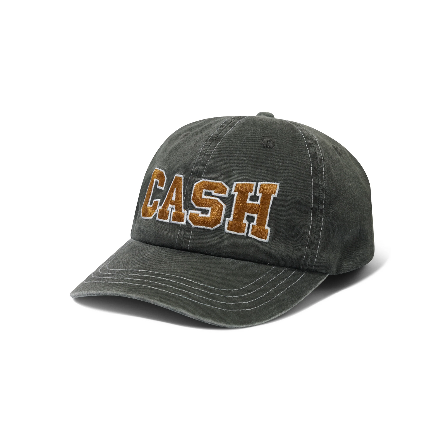 Campus 6 Panel Cap, Black