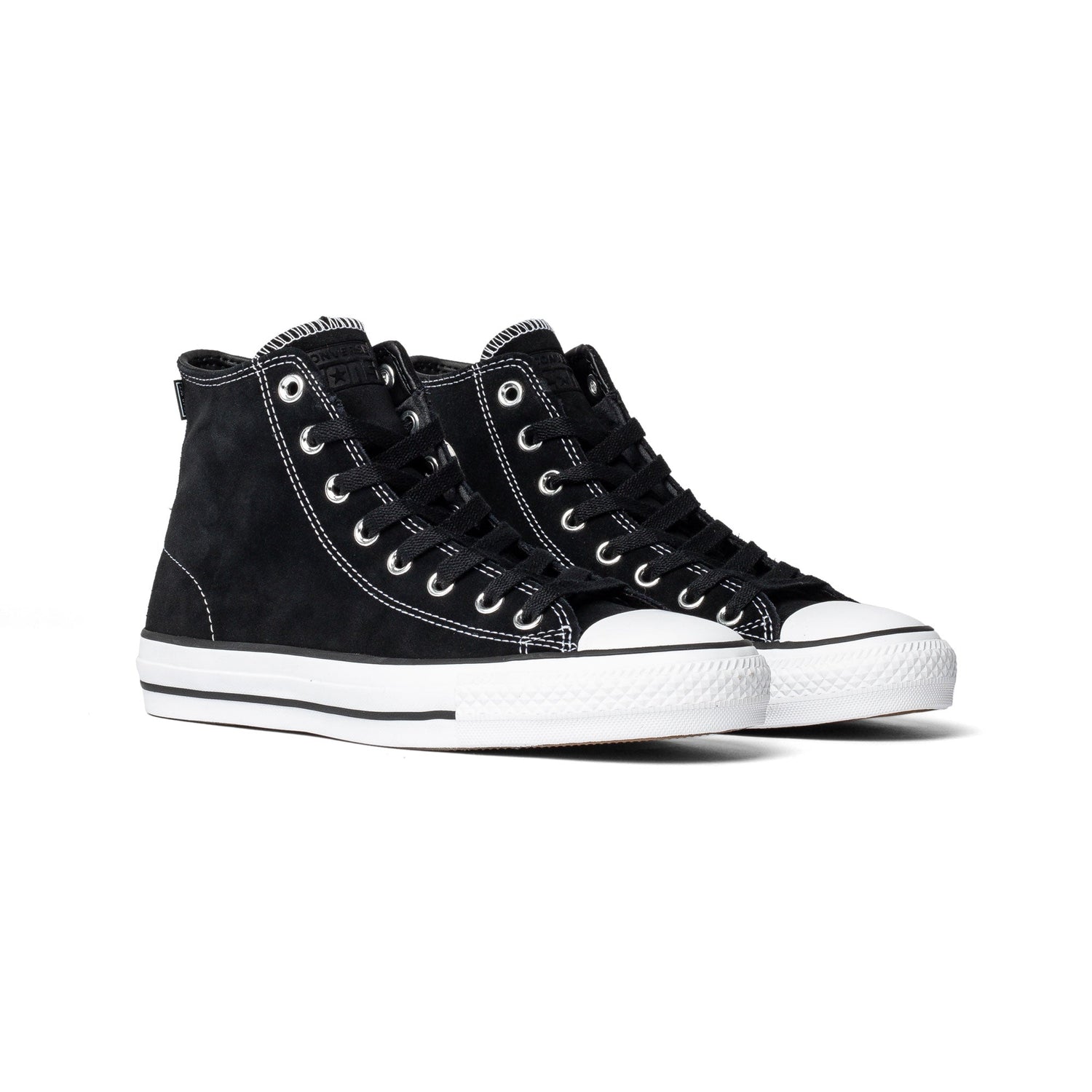 CTAS Pro High Suede, Black / White