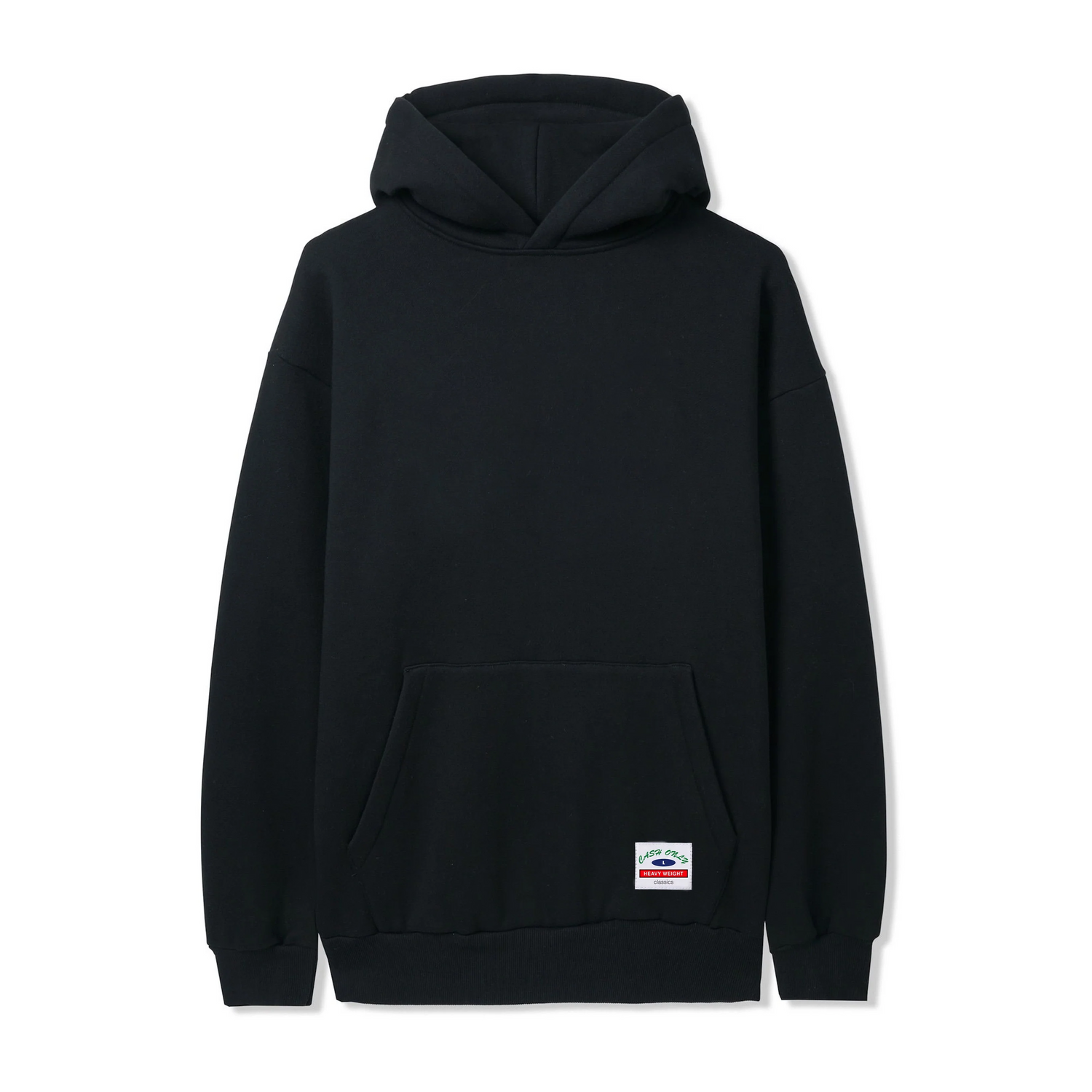 Heavy-Weight Basic Pullover Hood, Black