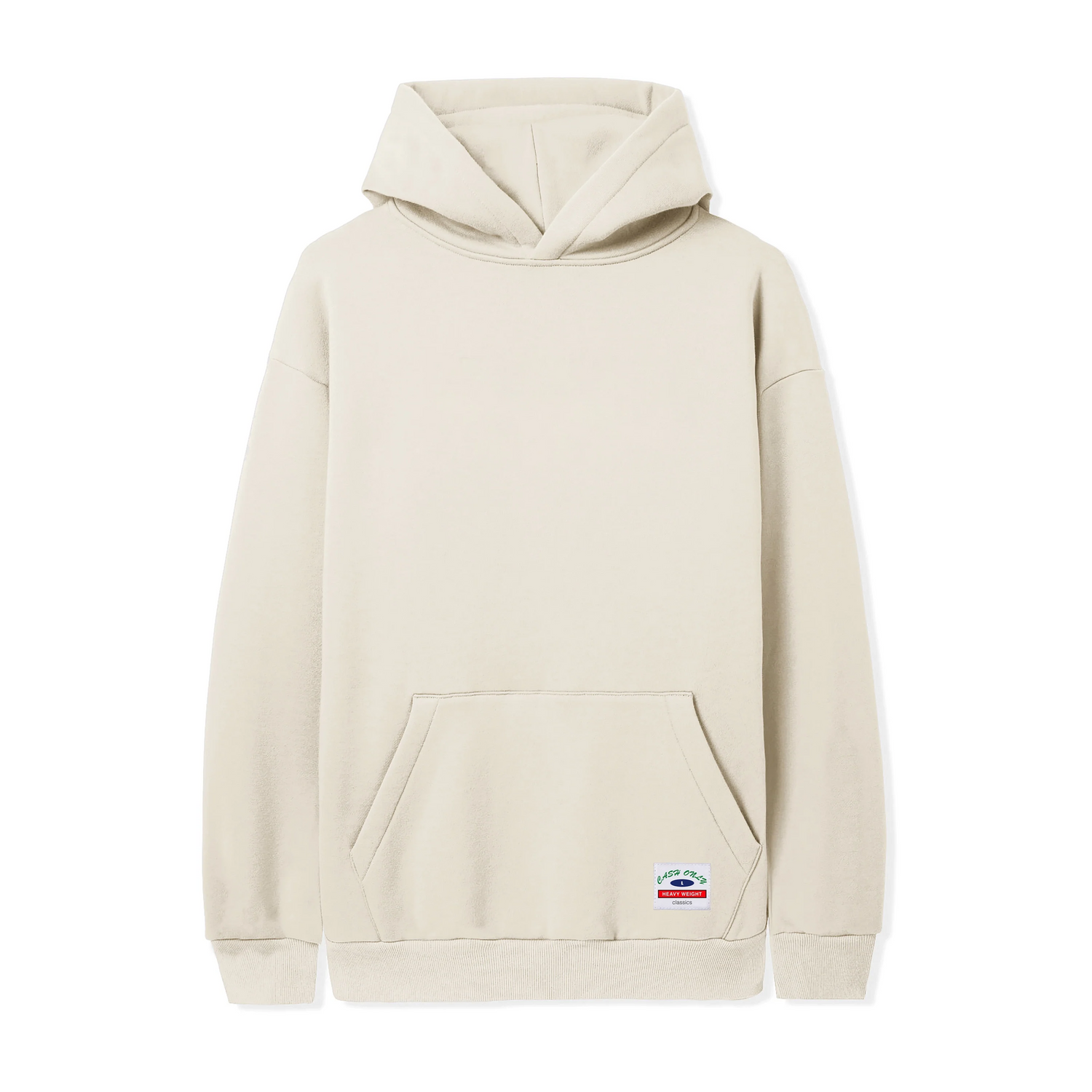Heavy-Weight Basic Pullover Hood, Cream