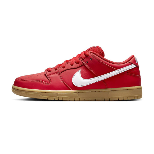 Nike SB Dunk Low Pro, University Red / Gum