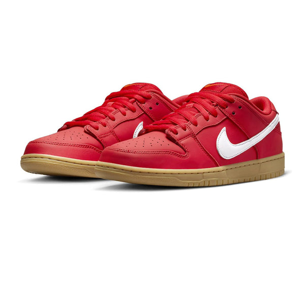 Nike SB Dunk Low Pro, University Red / Gum