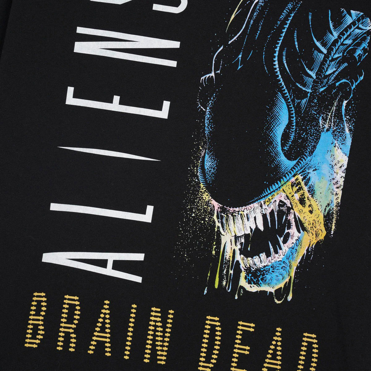 Brain Dead x Aliens Final Sight Tee, Black