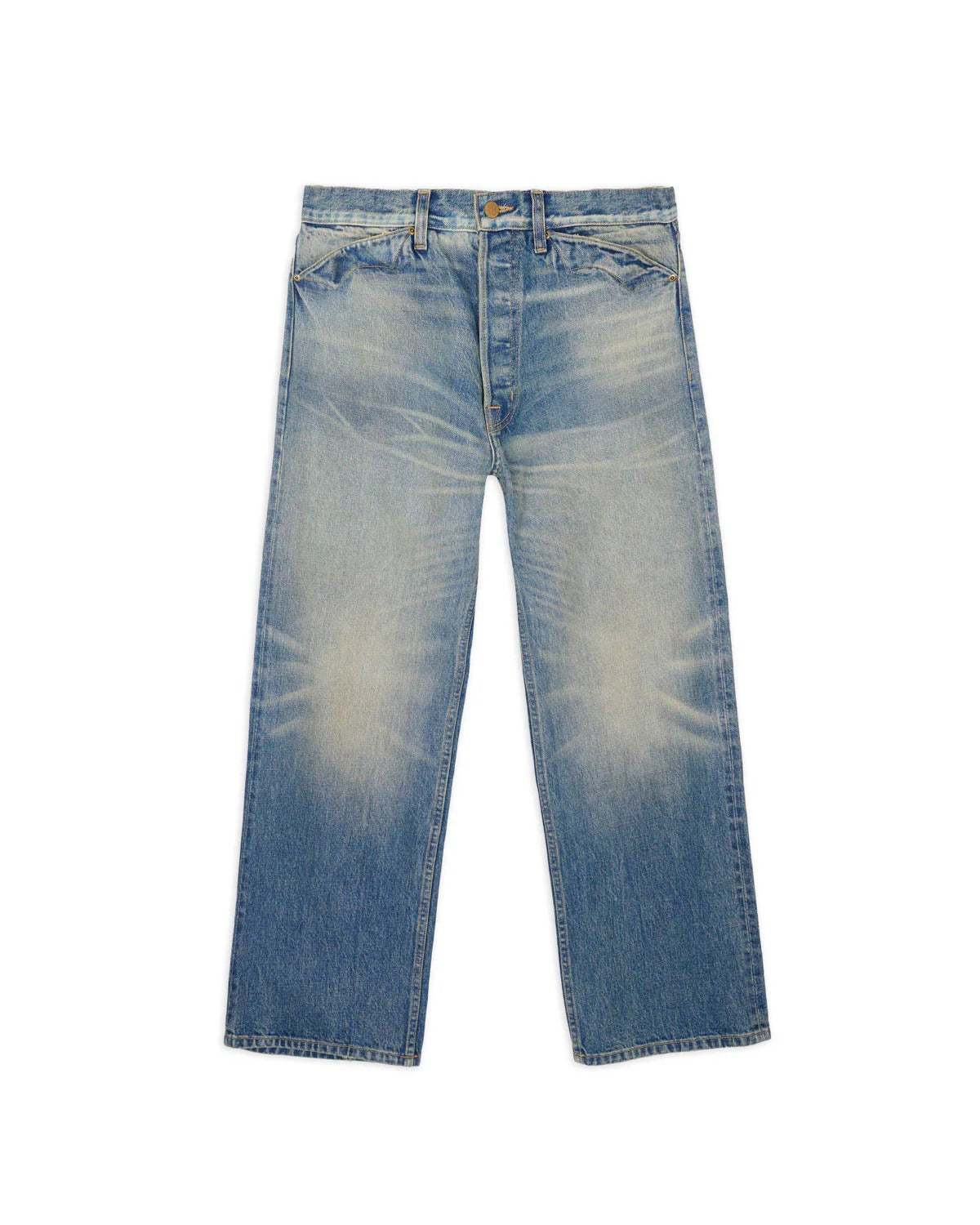 Selvedge Denim Pant, Washed Indigo