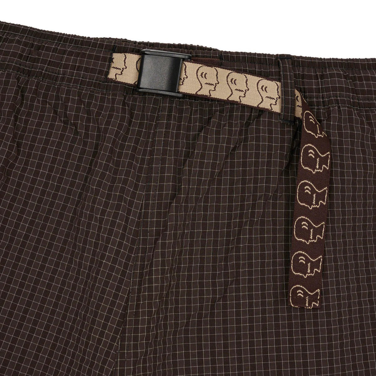 Nylon Ripstop Equipment Short, Chocolate