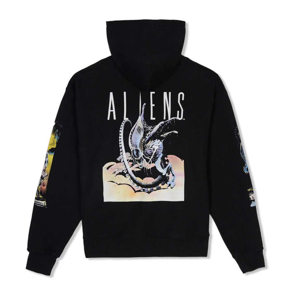 Brain Dead x Aliens Pullover Hood, Black