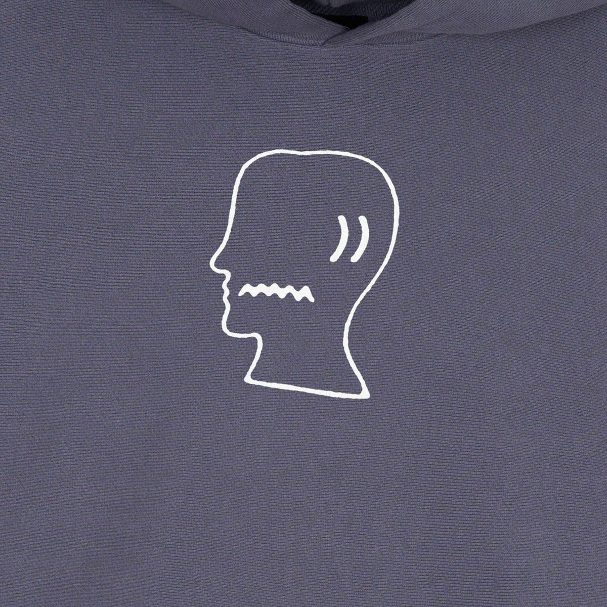 Brain Dead Logohead Pullover Hood, Slate