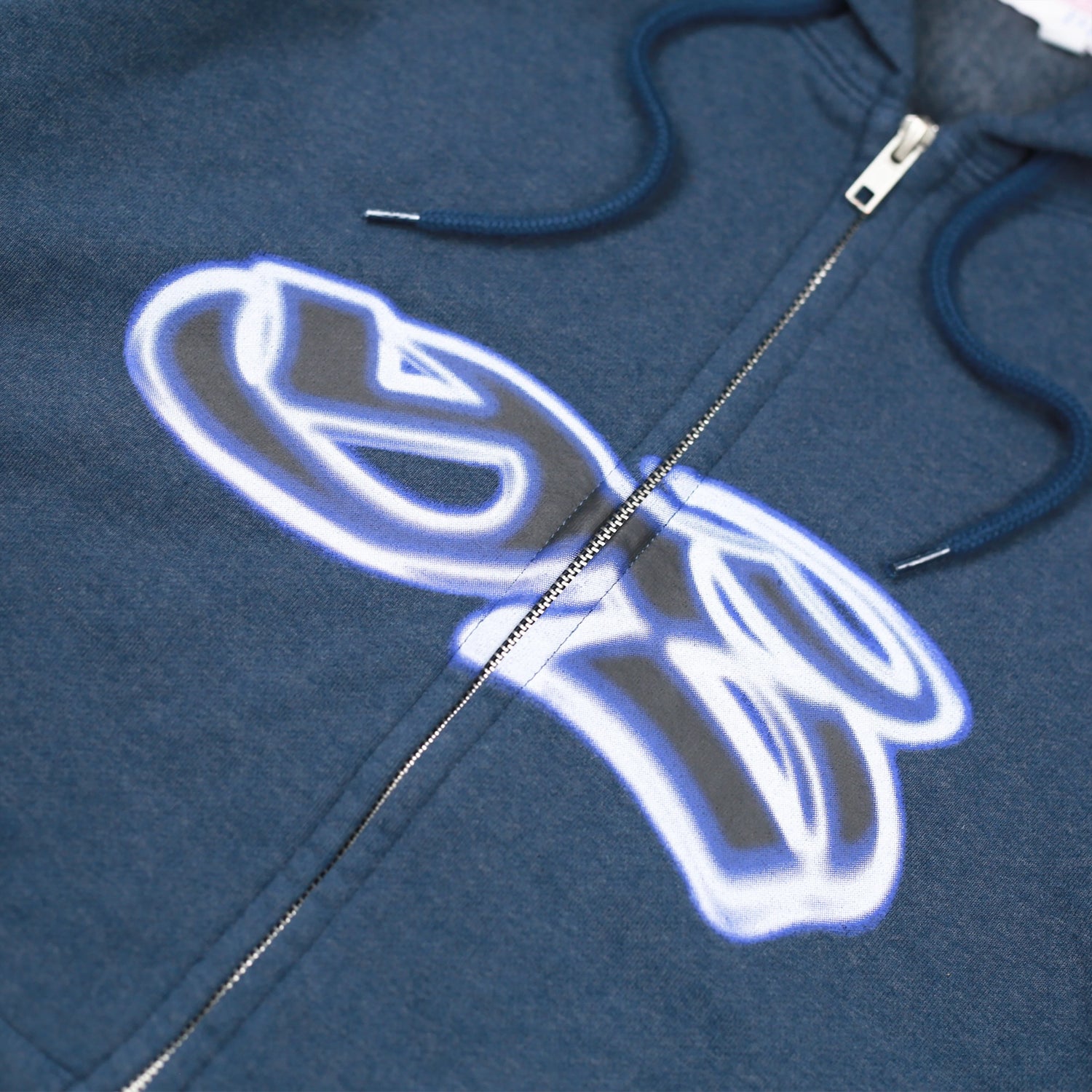 YS Spray Zip-Thru Hood, Blue