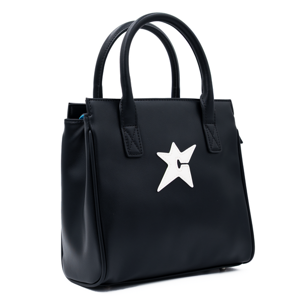 Carpet Company C-Star Leather Purse, Black