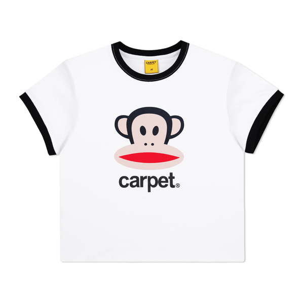 Carpet Company Paul Frank Girls Tee, White
