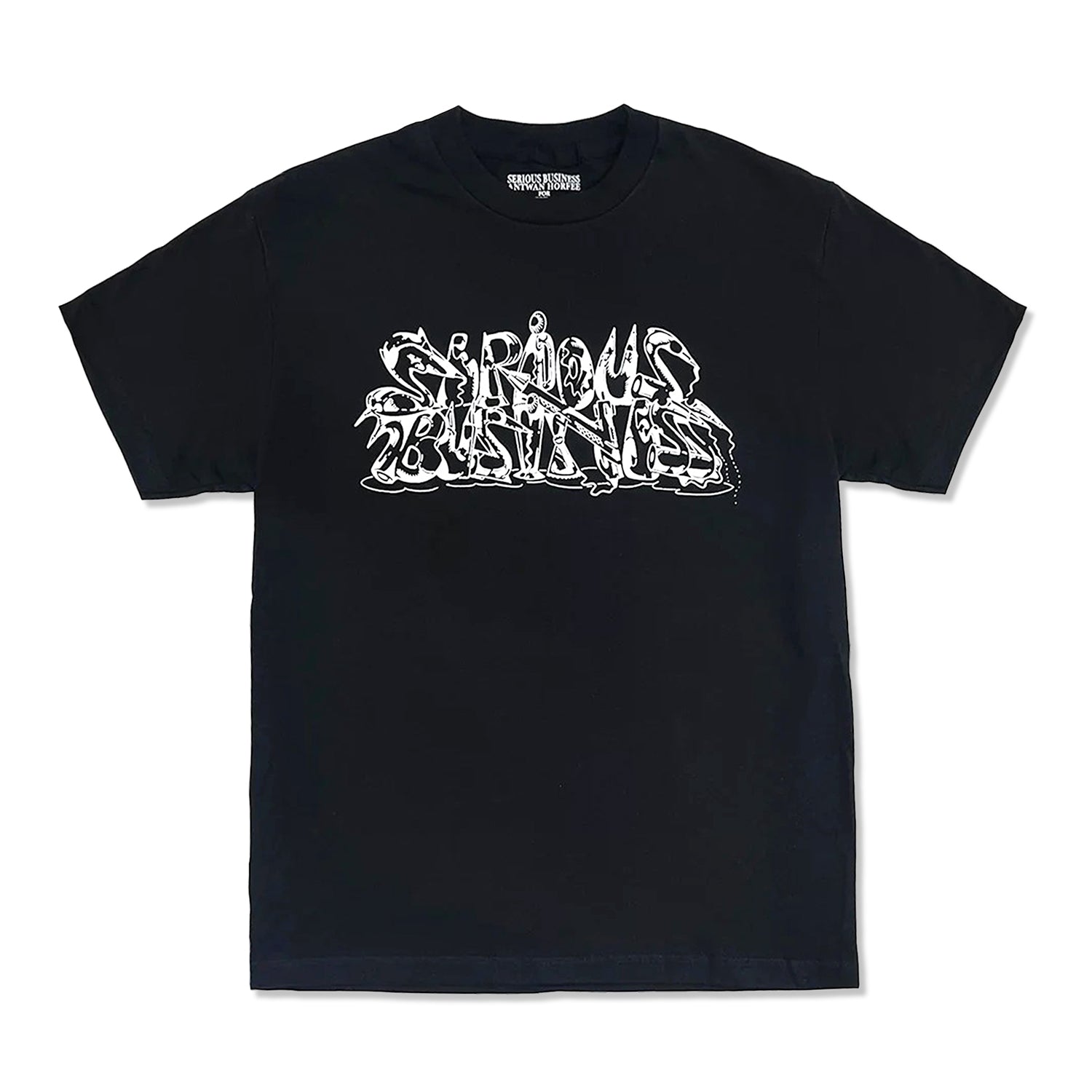 Antwan Horfee x Gallery Commune 'Serious Business' Tee, Black