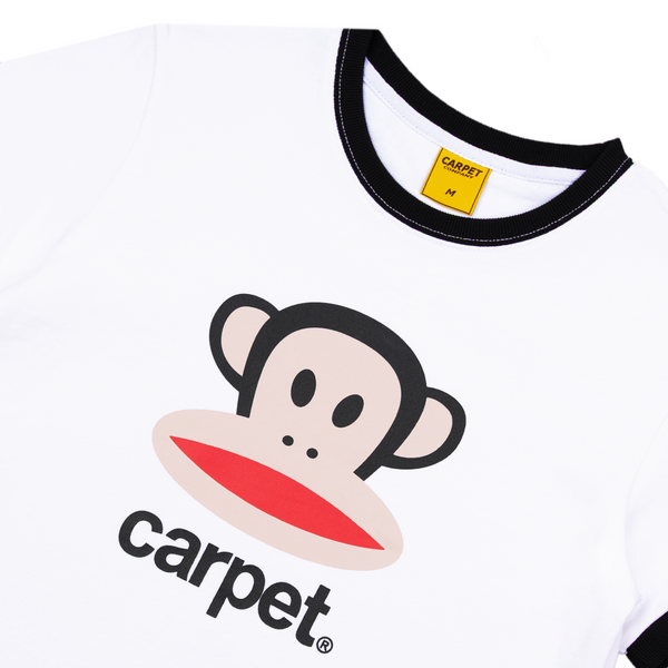 Carpet Company Paul Frank Girls Tee, White