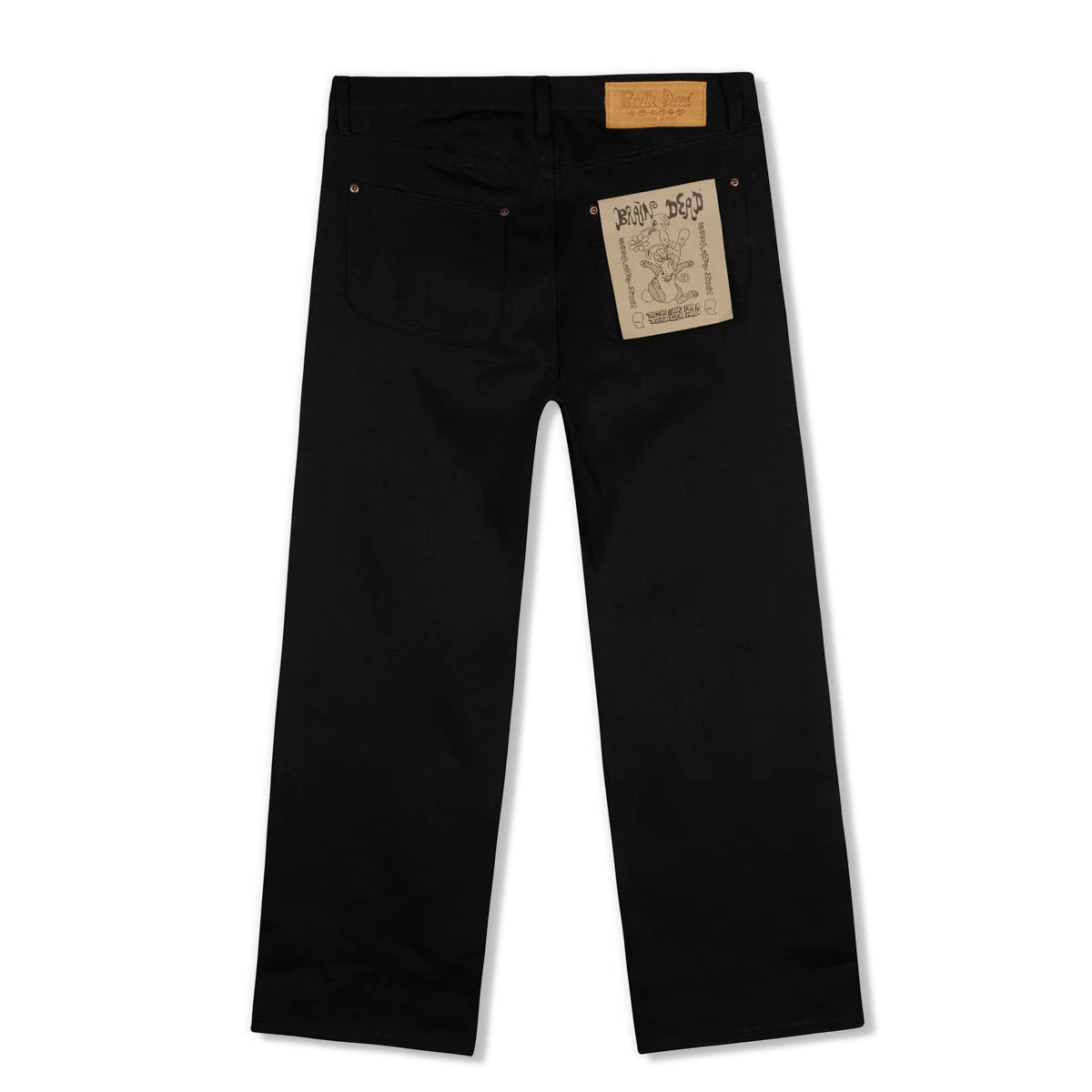 Selvedge Denim Pant, Solid Black
