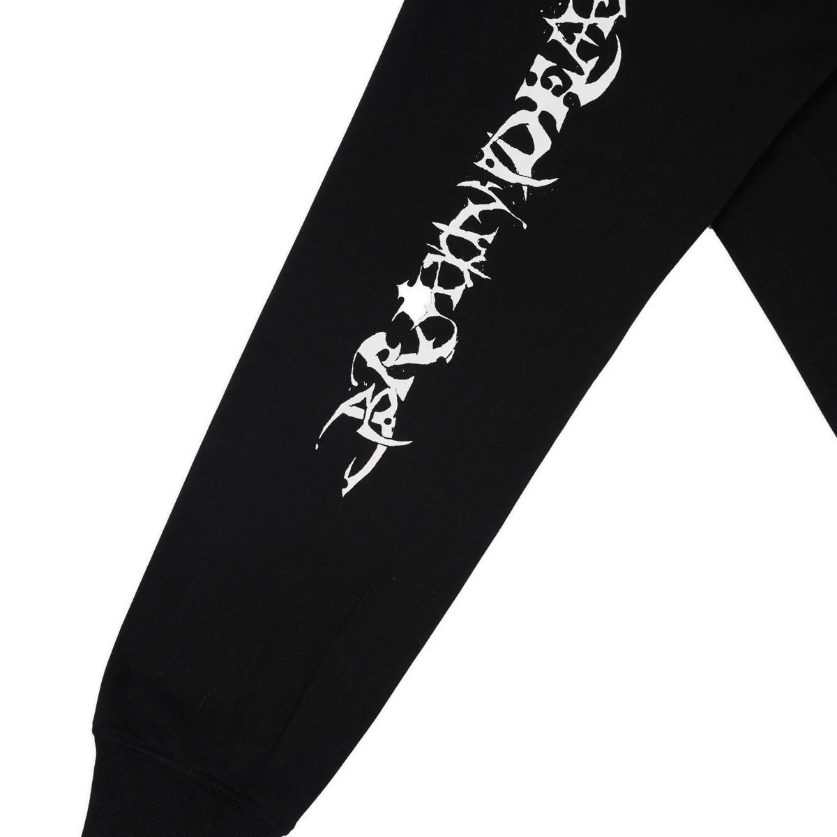 Skull Mech Long Sleeve Tee, Black