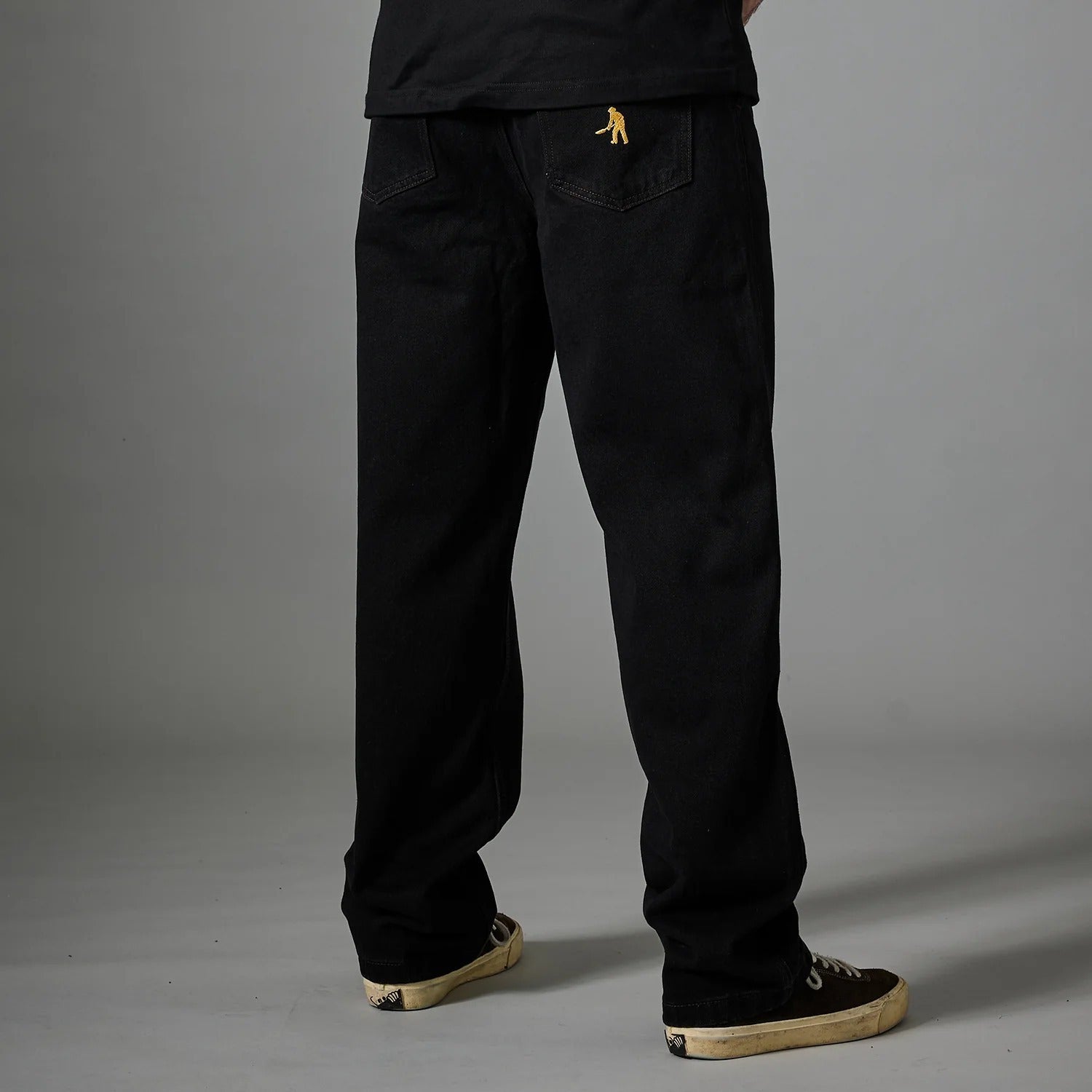 Workers Club Straight Leg Jean, Washed Black