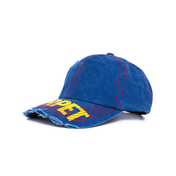 Carpet Company Distressed Hat, Blue