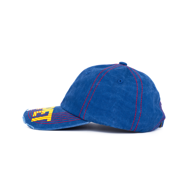 Carpet Company Distressed Hat, Blue