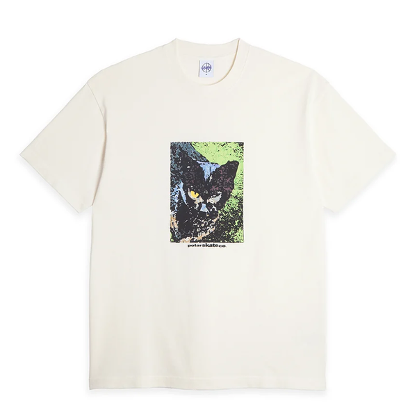 Polar Skate Co. Cat Tee, Ivory