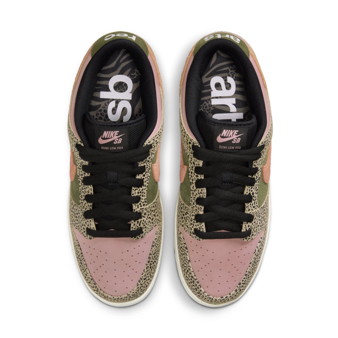Nike SB Dunk Low Pro x Arts-Rec Skateshop, Rust Pink / Rough Green