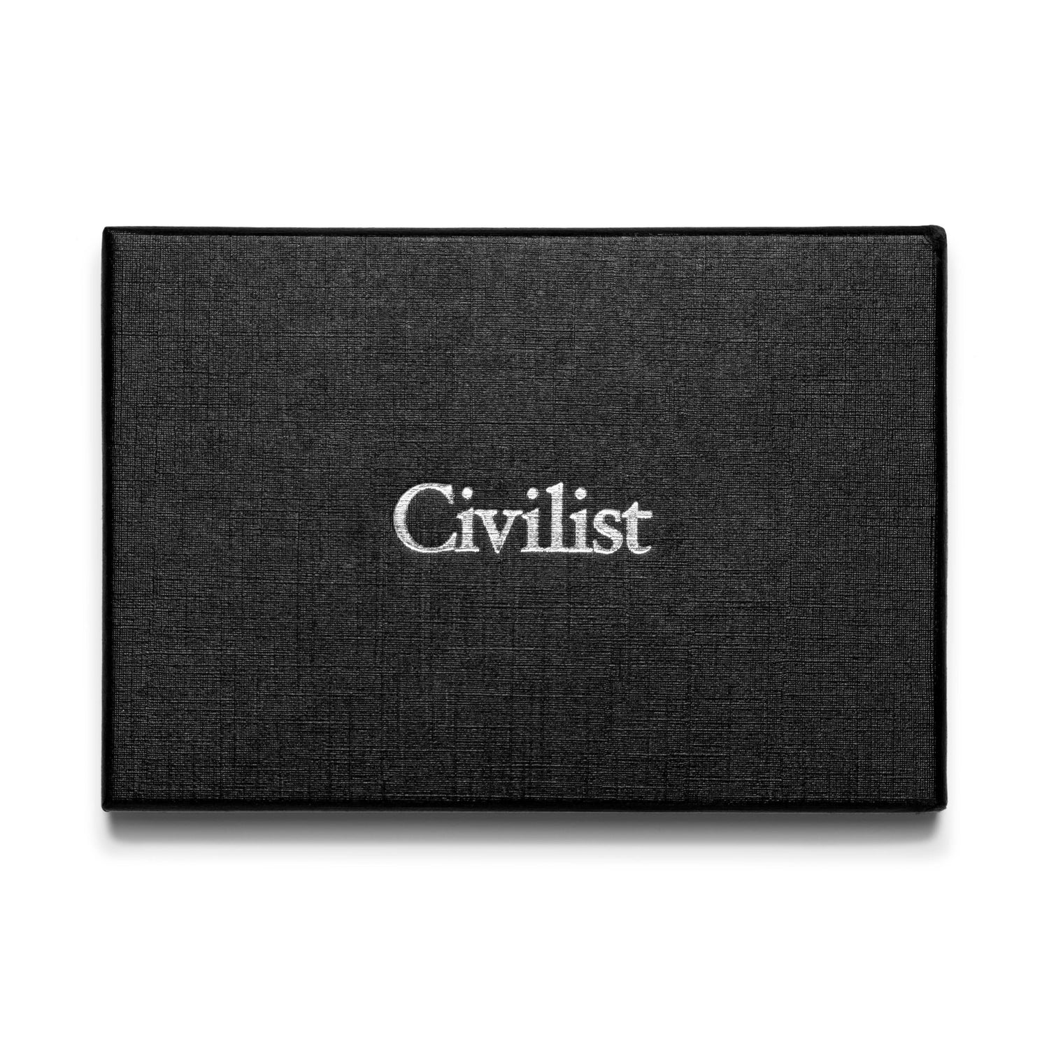 Zippered Leather Pouch, Black