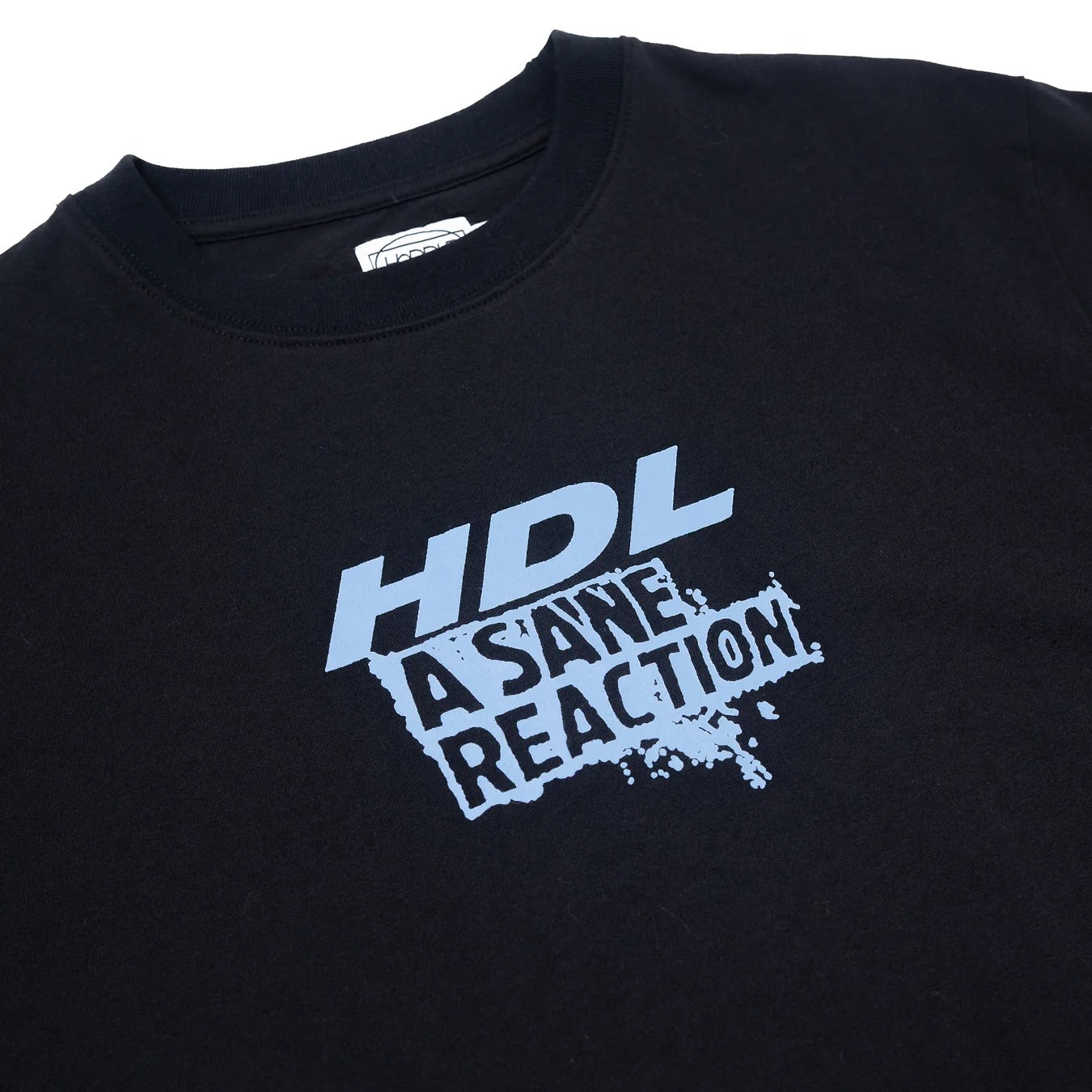 Sane Reaction Tee, Black