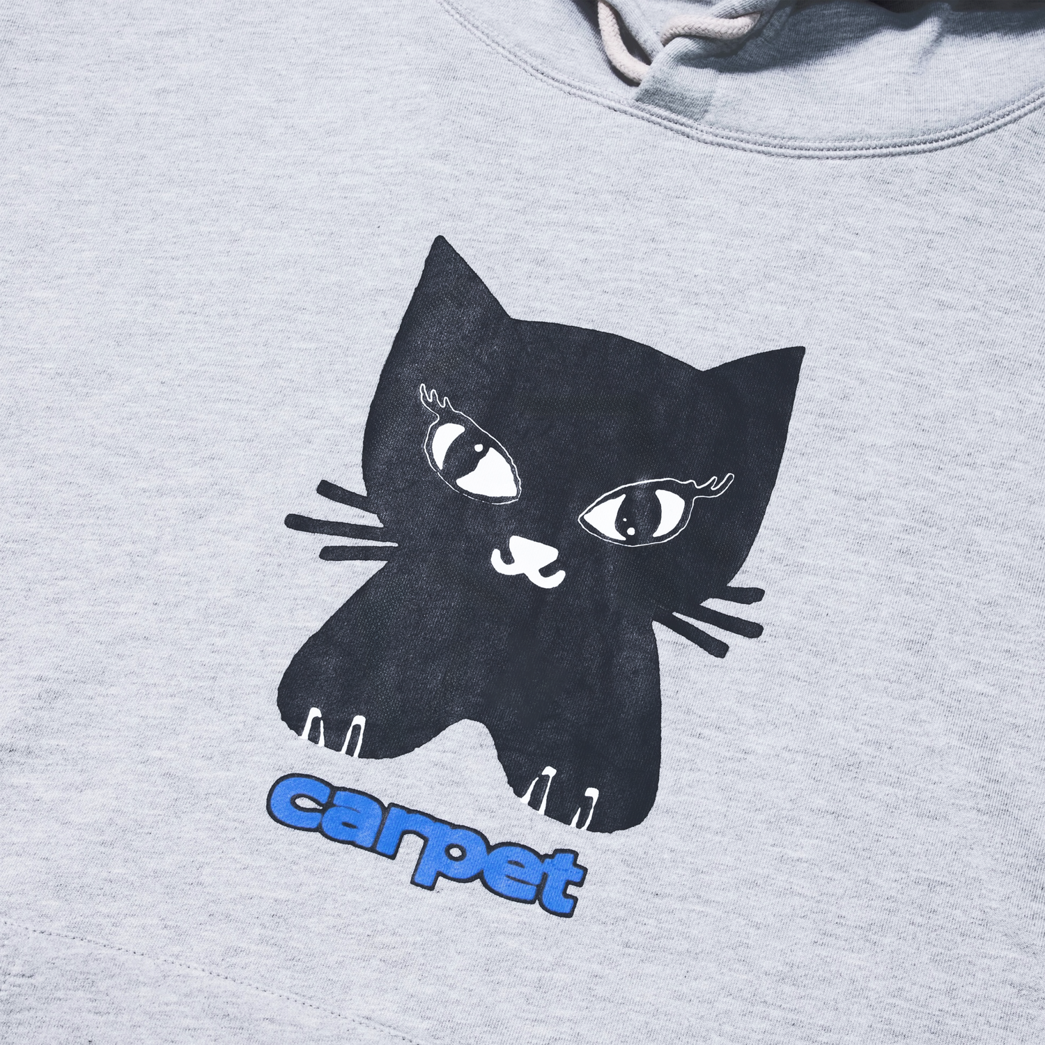 Cat Pullover Hood, Heather Grey