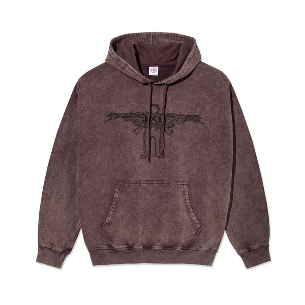 Polar Skate Co. Soul Acid Frank Pullover Hood, Bordeaux