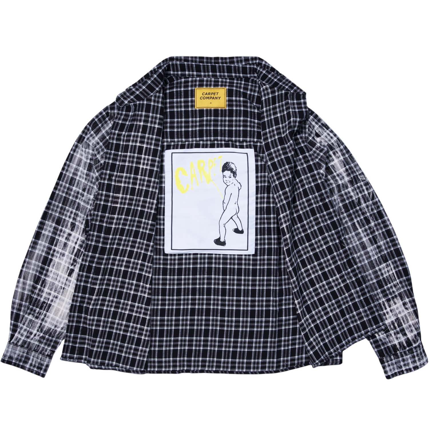 Bleached Flannel, Black