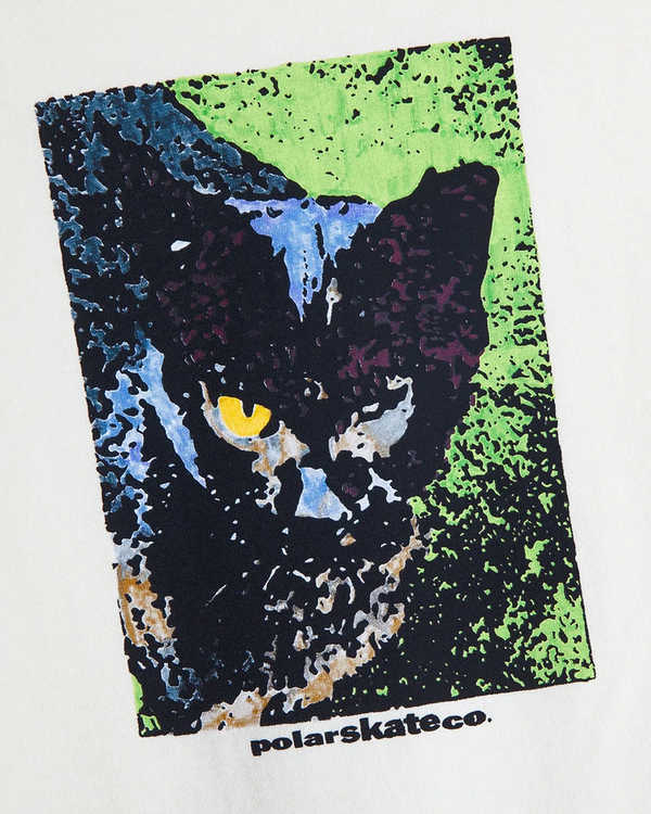 Polar Skate Co. Cat Tee, Ivory