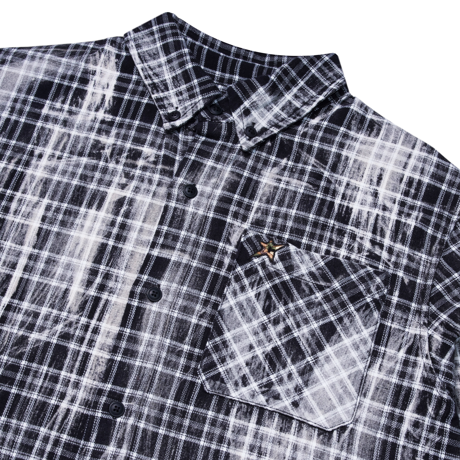 Bleached Flannel, Black