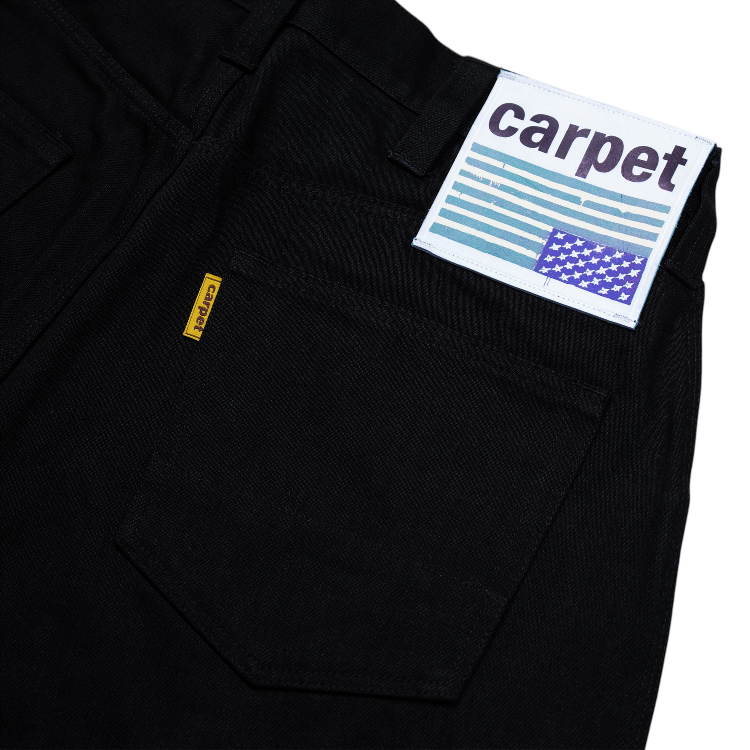 C-Star Flag Denim Jeans, Black