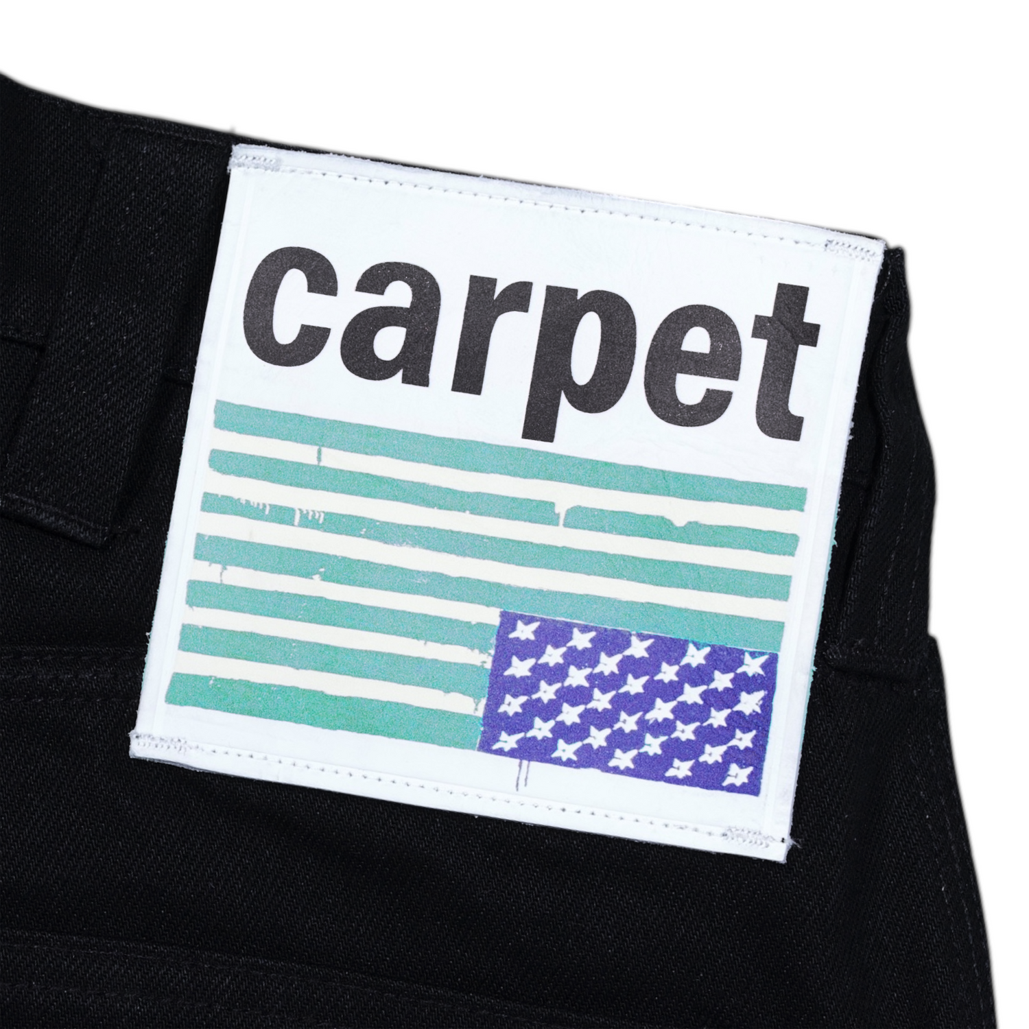 C-Star Flag Denim Jeans, Black