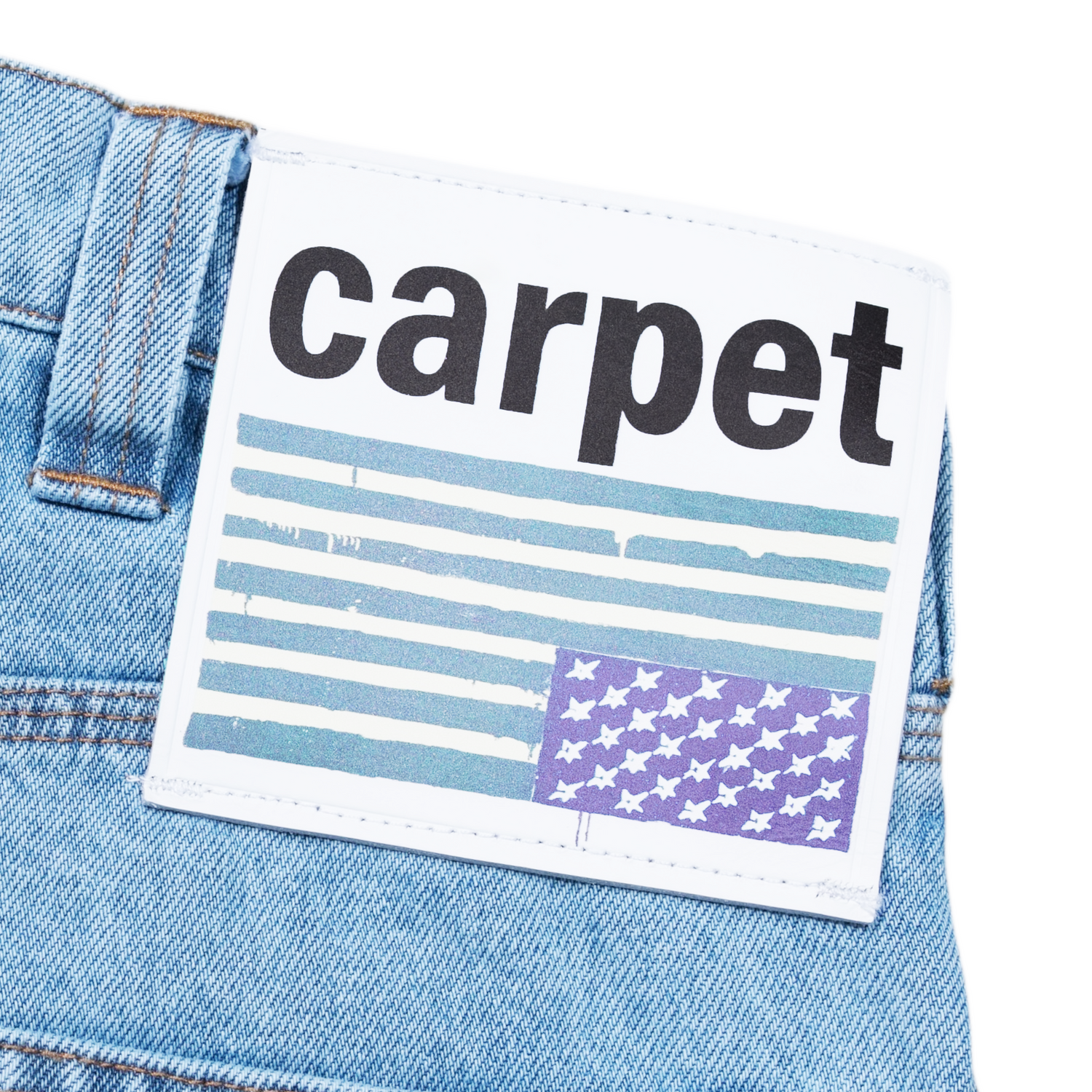 C-Star Flag Denim Jeans, Blue