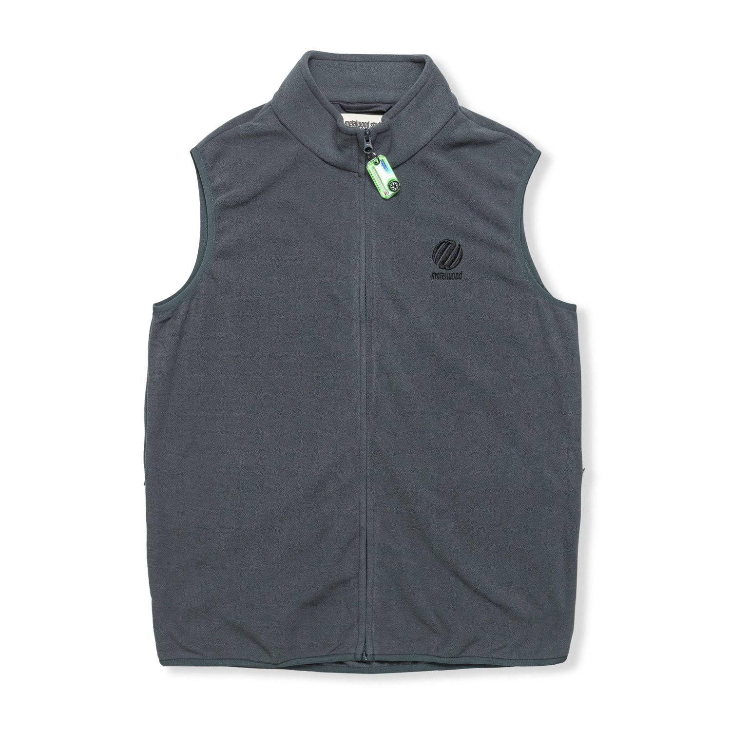 Micro Fleece Vest, Steel